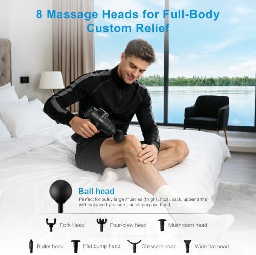 LEERCON Massage Gun Deep Tissue, Mini Muscle Massager Gun for Pain Relief - Image 4