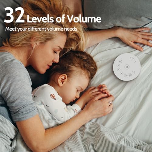 Color Noise Sound Machines Sleep White Noise Machine with 25 Soothing Sounds 32 Volume Levels 5 Timers and 4 Sound Categories and Memory Function for Kids Adults and Home - Image 6