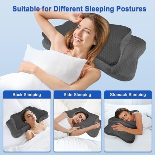 Pain Relief Cervical Pillow for Neck Support, Adjustable Ergonomic Pillow - Image 4