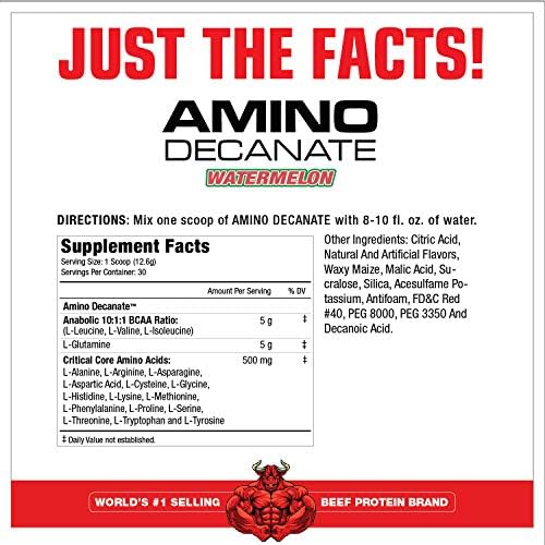 Muscle Meds Amino Decanate, Watermelon, 13.3 Oz - Image 3