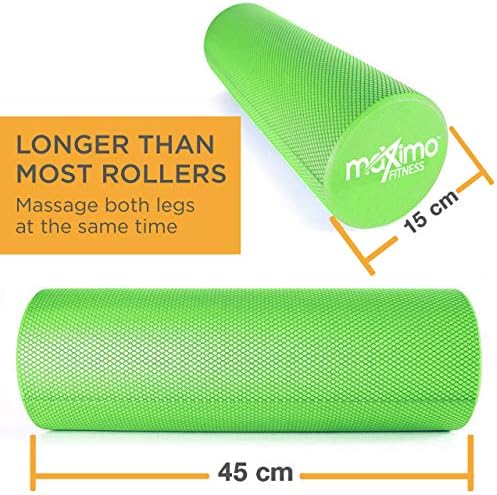 Maximo Fitness Foam Roller - High Density Exercise Roller for Trigger Point Self Massage, Muscle and Back Roller for Fitness, Physical Therapy, Yoga and Pilates, Gym Equipment - Image 2