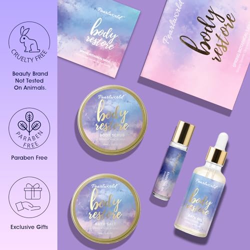 Birthday Gifts for Women, 12 Pcs Luxury Bath Skin Care Shower Bath Set - Image 3
