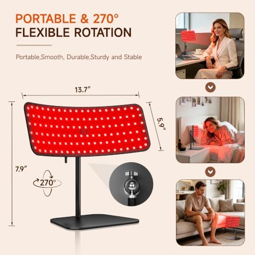 Morfone Red Light Therapy for Face/Body, 660 850 940nm Skincare &Relaxation - Image 4