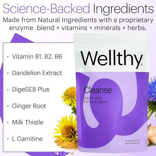 Wellthy Gut Cleanse Detox & Immune Support for Weight Loss - Women and Men - Image 3