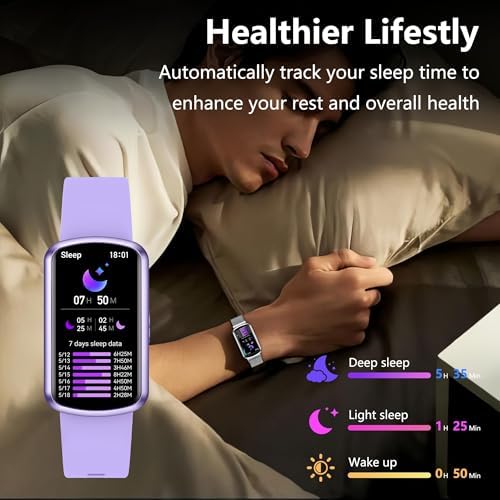 Health Fitness Tracker, Smart Watch with 24/7 Heart Rate, Activity Tracker with Blood Pressure and Blood Oxygen Monitor, 120 Sport Mode Waterproof Sleep Tracker for Women Men - Image 4