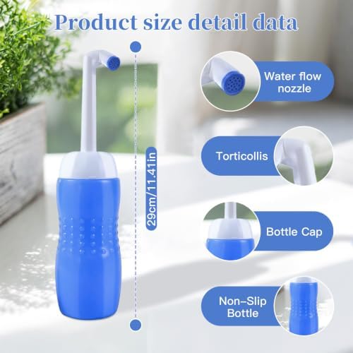 Portable Peri Bidet, 17oz/500ml for Postpartum Moms Cleansing - Image 2