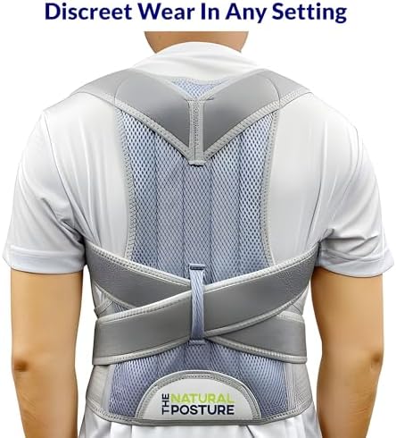 The Natural Posture Posture Corrector for Men and Women - Lumbar Back Brace and Shoulder Straightener - Helps Provide Lower Back Support and Relief - Adjustable, Comfortable and Easy to Wear - Image 5