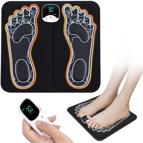 Portable Foot Massager Mat – Relaxing Foot Pad with Adjustable Modes & Intensity for Home, Office & Travel – Comfortable & Compact, Ideal Gift for Loved Ones by Unknown