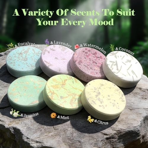 Shower Steamers Aromatherapy 8 Pack –Gifts for Women, Shower Bombs with Essential Oils, Self Care and Stress Relief Stocking Stuffers, Relaxation Birthday Gifts for Women and Men .Blue Garden Style - Image 2