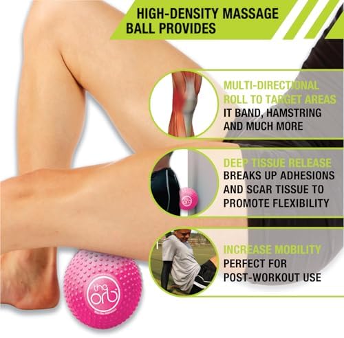 Pro-Tec Athletics Orb Massage Balls, Vary in Size and Color, Deep Tissue Massage, Muscle Relief, Promotes Flexibility, Hamstring, Quadriceps, Calf, Multi-Directional Massage Ball, Working Out - Image 4