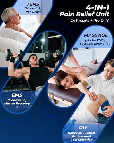 KingPavonini TENS Unit Muscle Stimulator, Rate DIY 1-199Hz, Model B2501 - Image 2