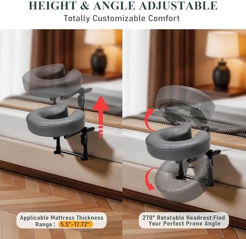 Massage Headrest for Bed, Face Down Massage Pillow & Face Cradle - Image 3