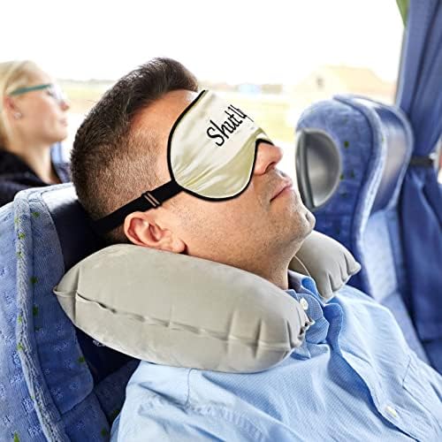 4 Pack Funny Eye Mask for Sleeping Blackout, Purple, Yellow, Blue, Pink - Image 6