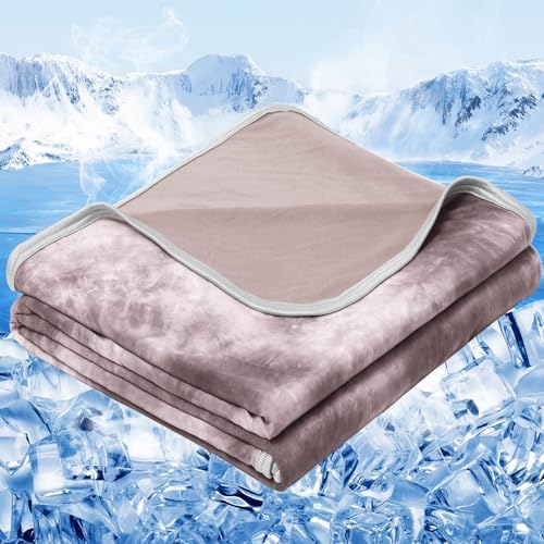 inhand Cooling Blanket Twin XL(60"x90",Coffee) College Dorm Essentials by inhand