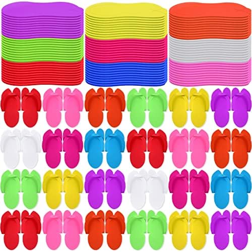 JaGely 90 Pairs Disposable Pedicure Slippers Flip Flops Bulk by JaGely