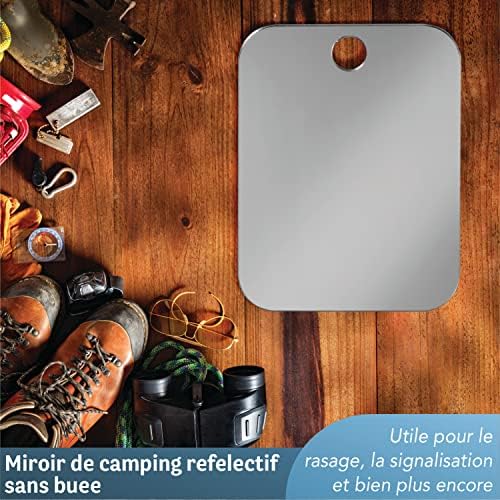 Shave Well Camping Anti-Fog Shaving Mirror with Chain - Image 5