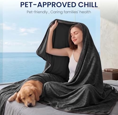 Topcee Cooling Blanket Twin 60"x90" for Hot Sleepers Summer Blanket - Image 3