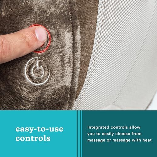 Homedics 3D Full Body Shiatsu & Vibration Massage and Heat Pillow for Neck,Upper Back and Lumbar,(Pack of 3) - Image 6