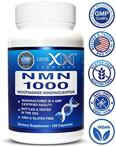 Genex Formulas NMN 1000mg Dose Stabilized Form 99% Pure Supplement 120 Caps - Image 6