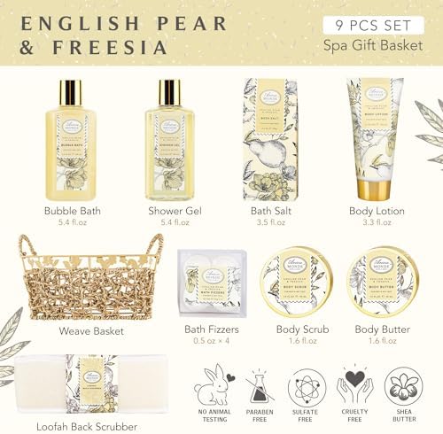 Spa Gifts Baskets for Women Bath Set Birthday Gifts for Women Self Care Kit - Image 2
