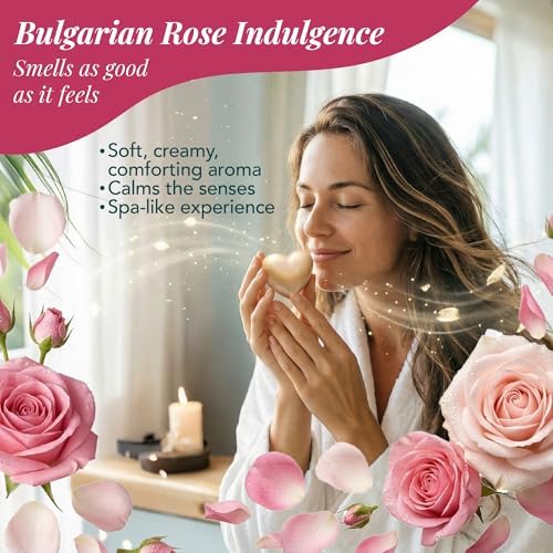 Mom Gifts Set Saavy Naturals - Plant-based Ingredients 9-Piece Spa Gift Set – Body Wash, Scrub & More –, Luxurious Spa Gift Basket for Women & Men – Mothers Day – Bulgarian Rose - Image 7