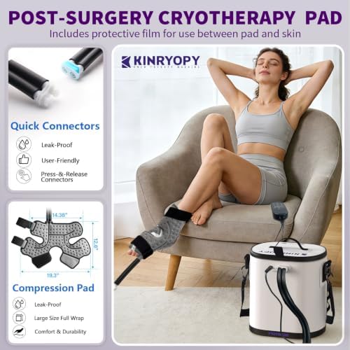 Cold Therapy Machine for Ankle with Programmable Timer & Quiet Pump - Image 5