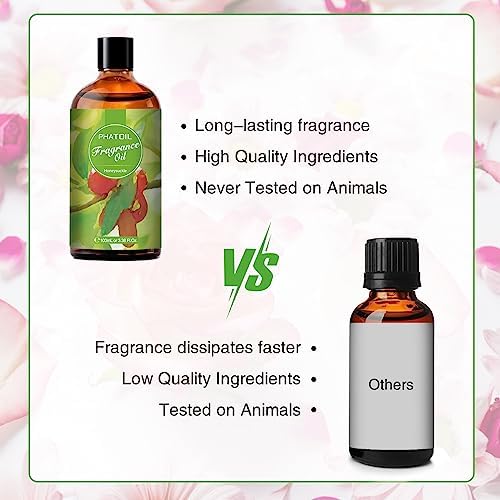 PHATOIL 3.38FL.OZ Honeysuckle Fragrance Oils for Aromatherapy, Essential Oils for Diffusers for Home, Perfect for Diffuser, DIY Candle and Soap Making, DIY Scented Products - 100ml - Image 5