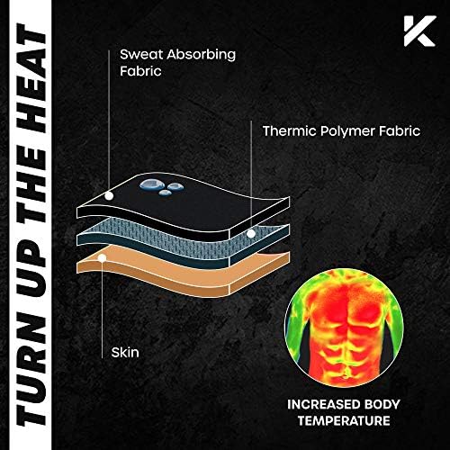 Kewlioo Men's Heat Trapping Zipper Sweat Enhancing Vest - Sauna Suit Shirt Compression Vest Shapewear Top for Gym Exercise - Image 5