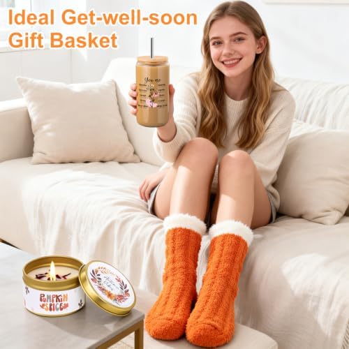 12pcs Fall Gifts Baskets for Women, Inspirational Christian Gift for Her - Image 5