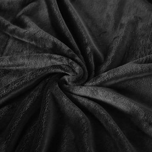 TASTHROW Black Throw Blanket 60x80 Inches - Image 5