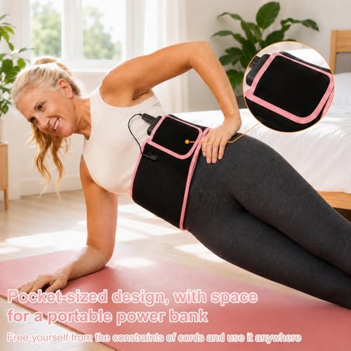 Adjustable Red Light Therapy Belt, 105 3-in-1 LEDs, 660nm&850nm Waist Wrap - Image 6