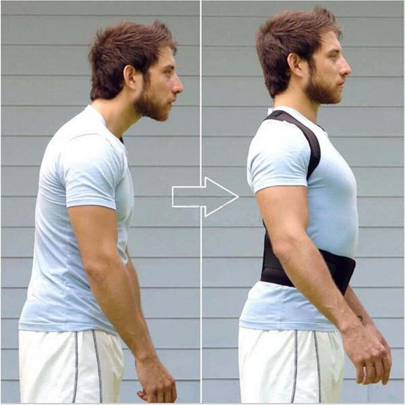 Posture Corrector - Magnetic Posture Corrector for Men & Women, Breathable & Adjustable Back Brace, Back Stretcher for Lower Back Pain Relief, Back & Shoulder Brace Belt - Image 3