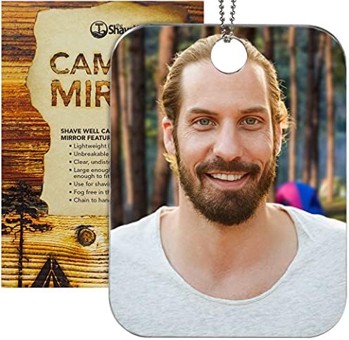 Shave Well Camping Anti-Fog Shaving Mirror with Chain - Image 3