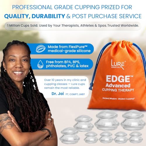 Silicone Cupping Set, Cupping Kit for Massage Therapy and Cellulite, 8 Cups - Image 6