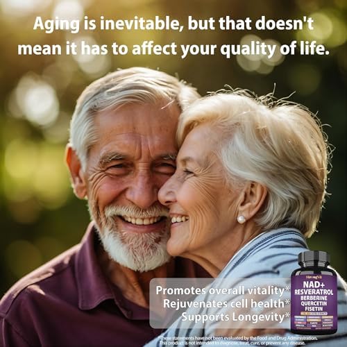 NAD Resveratrol Supplement for Cellular Health + Healthy Aging 60 Capsules - Image 4