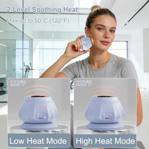 Mini Muscle Massager with Heat and Vibration Ball Massage Head - Image 5