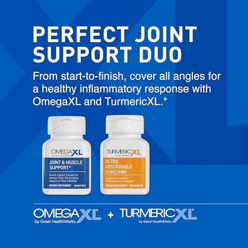 OmegaXL Joint Support 60 Soft Gels & TurmericXL Curcumin 30 Capsules - Image 4