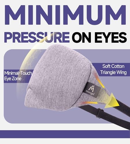 Mavogel Cotton Sleep Eye Mask, Light Blocking with Adjustable Nose Bridge - Image 5