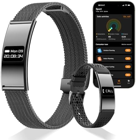 Smart Bracelet for Women Men Ultra-Thin Fitness Tracker for Android & iOS by KALPADIVES