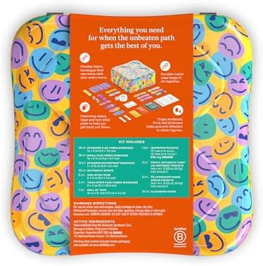Welly First Aid Kit | FSA Eligible | Adhesive Flexible Fabric and Waterproof Bandages, Tape and Non-Stick Pads, Butterfly Strips, Triple Antibiotic and Hydrocortisone Ointments, Ibuprofen - 130 Count - Image 2