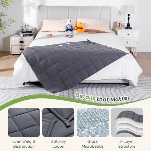 Sivio Cotton Weighted Blanket for Sleeping, 36"x48" 5 lbs - Image 4