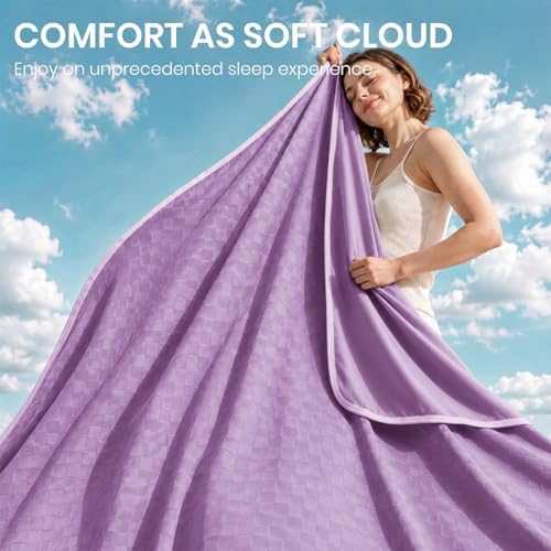 Topcee Cooling Blanket 108"x90" for Hot Sleepers Summer Cold Blanket - Image 6