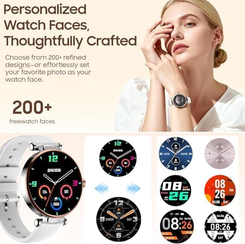 TOZO S8 AMOLED Smart Watch for Women Men, 3ATM Waterproof Fitness Tracker - Image 3
