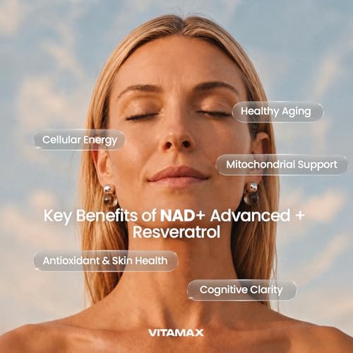 Liposomal NAD+ Supplement Extra Strength | Urolithin A, Resveratrol, CoQ10 - Women & Men - ALA, Green Tea, Quercetin, Lycopene | High Purity, Energy & Regeneration - Made in USA – 60ct - Image 3