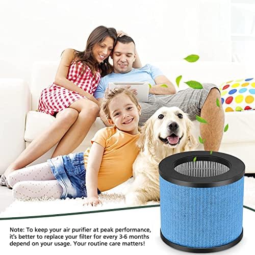 4 Pack TPAP002 Filter Replacements HEPA For TOPPIN TPAP002 Air Purifier - Image 7