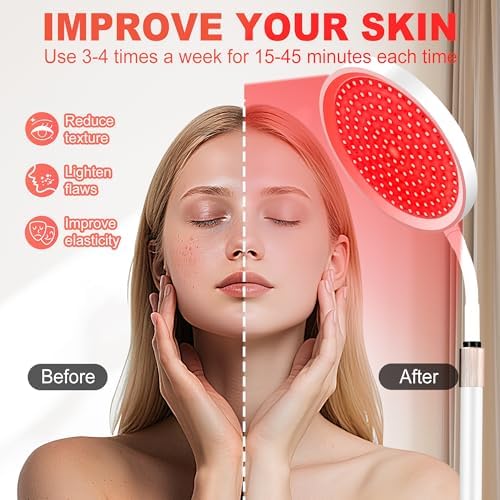 LanSuper Red Light Therapy for Face & Body, Red Infrared Light Therapy Lamp - Image 3