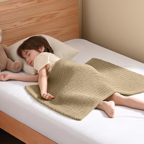 Guohaoi Knitted Weighted Blanket for Adults, 20"x30" 2lbs Full/Queen Size by GuohuoiHomeKitchen