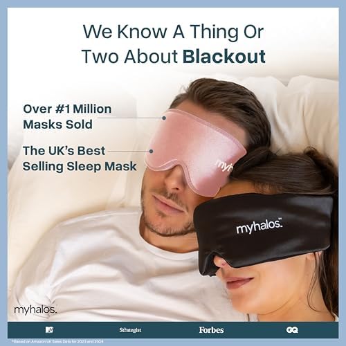 MyHalos® Sleep Mask for Men and Women, 3D Blackout Eye Masks for Sleep - Image 5