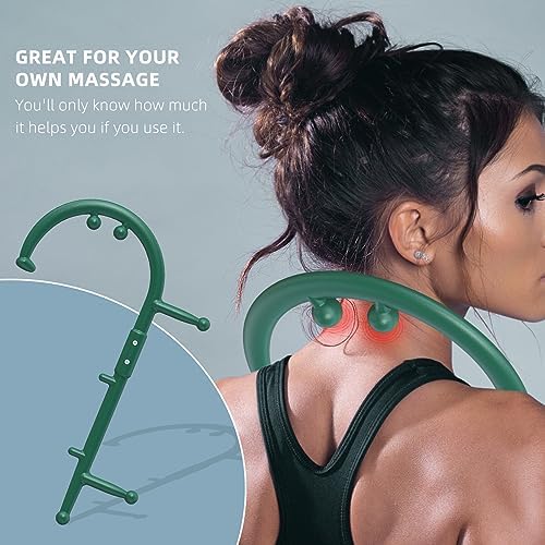 KEINE MARKE Trigger Point Massage Tool Body Deep Tissue Handheld Back, Neck, Shoulder, Leg and Feet Massager Rod, Muscle Release Tool Self Massage Hook Cane for Women & Men - Image 3
