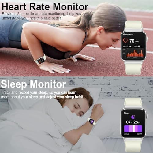 Matast Smart Watch, 1.96" HD Smartwatch for Men Women (Answer/Make Calls), Fitness Watch with Heart Rate/Sleep/IP68 Waterproof/120+ Sports Modes, Pedometer, Android Smart Watch for Android - Image 7